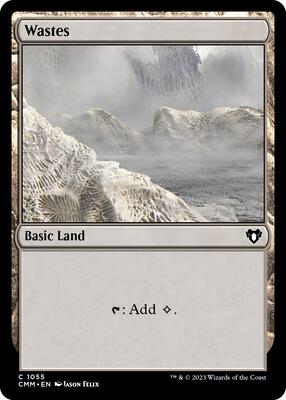 Wastes (1055) card from Commander Masters
