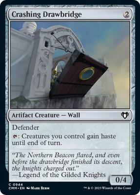 Crashing Drawbridge card from Commander Masters