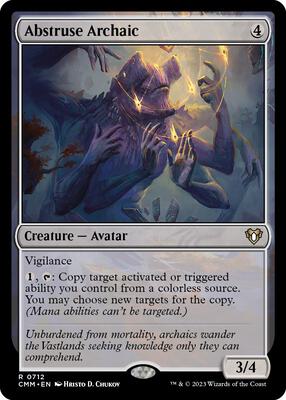 Abstruse Archaic card from Commander Masters
