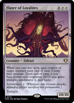 Flayer of Loyalties card from Commander Masters