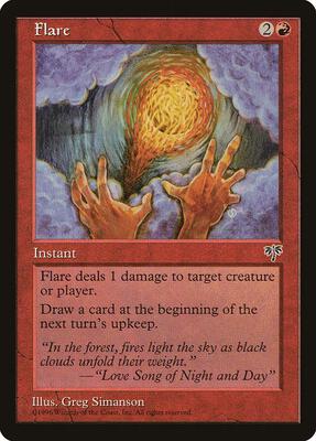 Flare card from Mirage