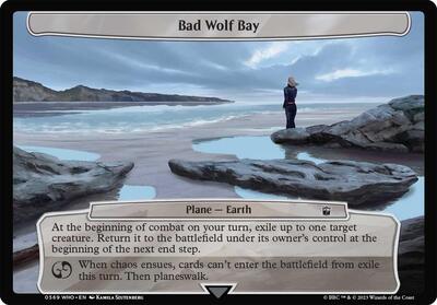 Bad Wolf Bay card from Planechase: Universes Beyond: Doctor Who