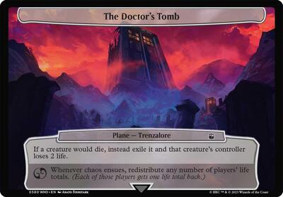 The Doctor's Tomb card from Planechase: Universes Beyond: Doctor Who