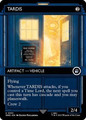 TARDIS (Showcase) card from Universes Beyond: Doctor Who
