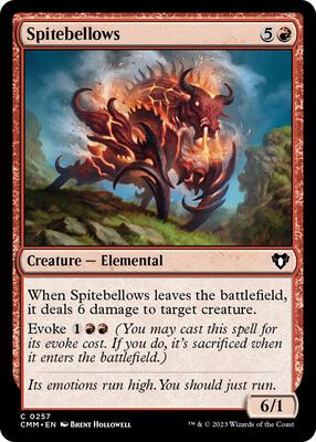 Spitebellows card from Commander Masters