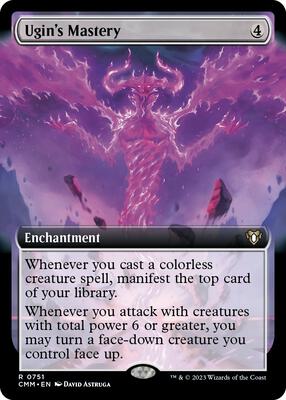Ugin's Mastery (Extended Art) card from Commander Masters