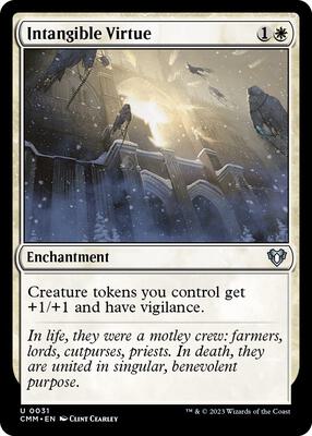 Intangible Virtue card from Commander Masters