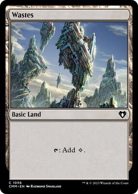 Wastes (1056) card from Commander Masters