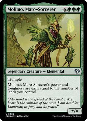 Molimo, Maro-Sorcerer card from Commander Masters
