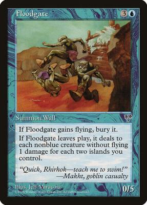 Floodgate card from Mirage