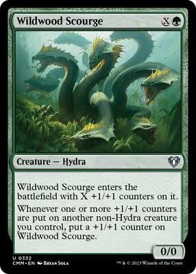 Wildwood Scourge card from Commander Masters