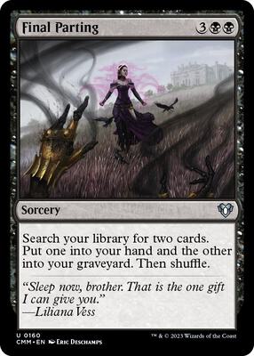 Final Parting card from Commander Masters