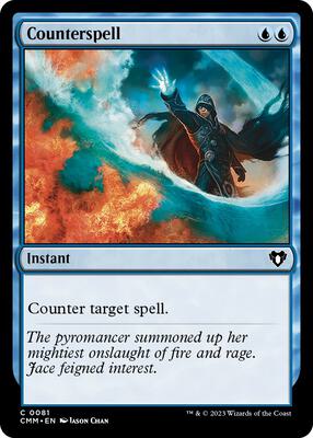 Counterspell card from Commander Masters