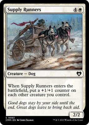 Supply Runners card from Commander Masters