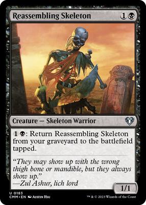 Reassembling Skeleton card from Commander Masters