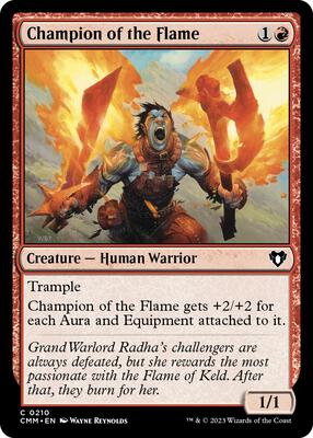 Champion of the Flame card from Commander Masters