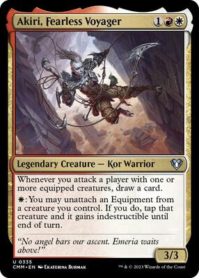 Akiri, Fearless Voyager card from Commander Masters
