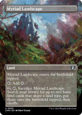 Myriad Landscape (Borderless) card from Commander Masters