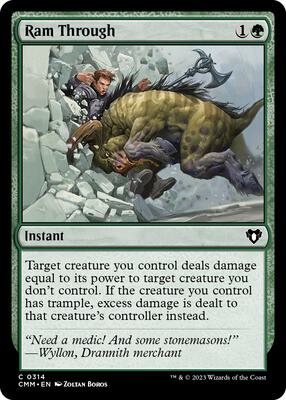 Ram Through card from Commander Masters