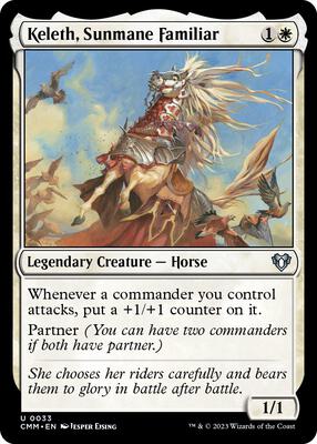 Keleth, Sunmane Familiar card from Commander Masters