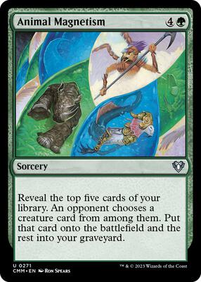 Animal Magnetism card from Commander Masters