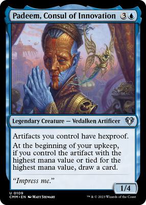 Padeem, Consul of Innovation card from Commander Masters