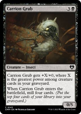 Carrion Grub card from Commander Masters