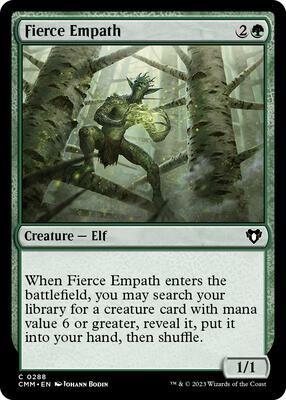 Fierce Empath card from Commander Masters