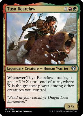 Tuya Bearclaw card from Commander Masters