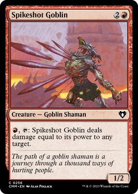 Spikeshot Goblin card from Commander Masters