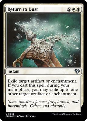 Return to Dust card from Commander Masters
