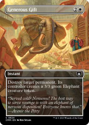 Generous Gift (Borderless) card from Commander Masters