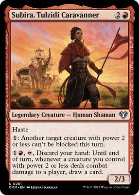 Subira, Tulzidi Caravanner card from Commander Masters
