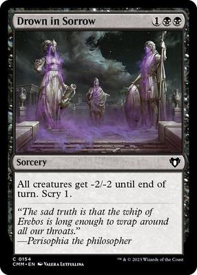 Drown in Sorrow card from Commander Masters