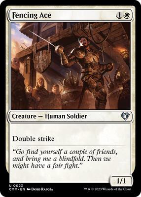 Fencing Ace card from Commander Masters