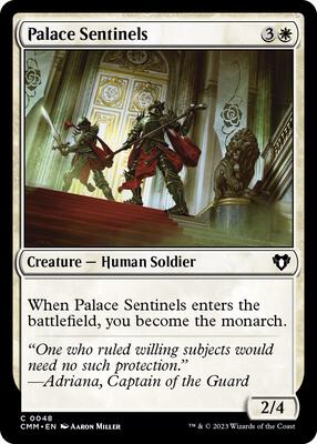Palace Sentinels card from Commander Masters