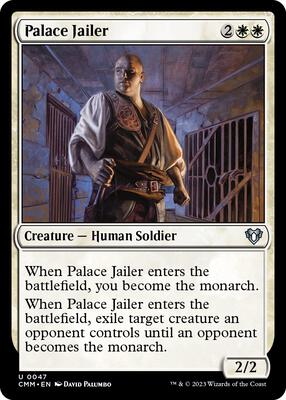 Palace Jailer card from Commander Masters