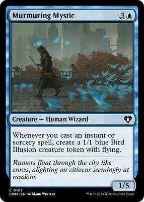 Murmuring Mystic card from Commander Masters