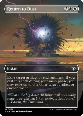 Return to Dust (Borderless) card from Commander Masters