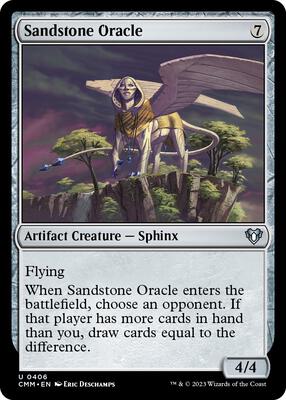 Sandstone Oracle card from Commander Masters