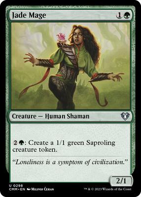 Jade Mage card from Commander Masters