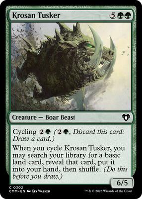 Krosan Tusker card from Commander Masters
