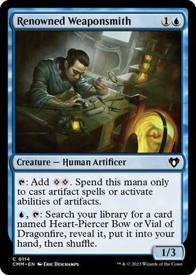 Renowned Weaponsmith card from Commander Masters