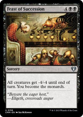 Feast of Succession card from Commander Masters