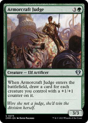 Armorcraft Judge card from Commander Masters
