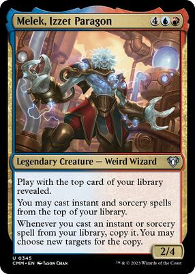 Melek, Izzet Paragon card from Commander Masters