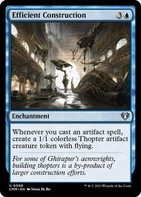 Efficient Construction card from Commander Masters