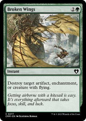 Broken Wings card from Commander Masters