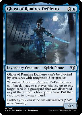 Ghost of Ramirez DePietro card from Commander Masters