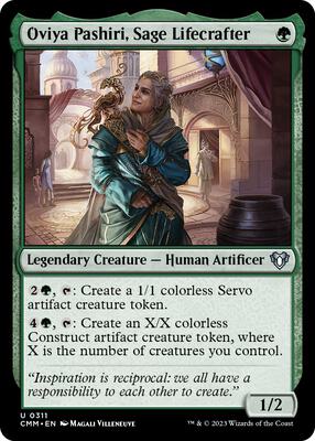 Oviya Pashiri, Sage Lifecrafter card from Commander Masters